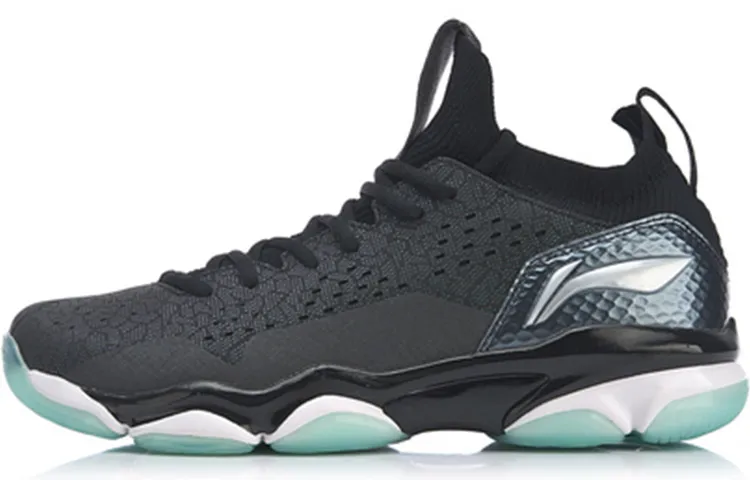 Li Ning Sonic Boom 2.0 Cushioning Slip Resistant Abrasion Resistant Low top Badminton Shoes Men's Black