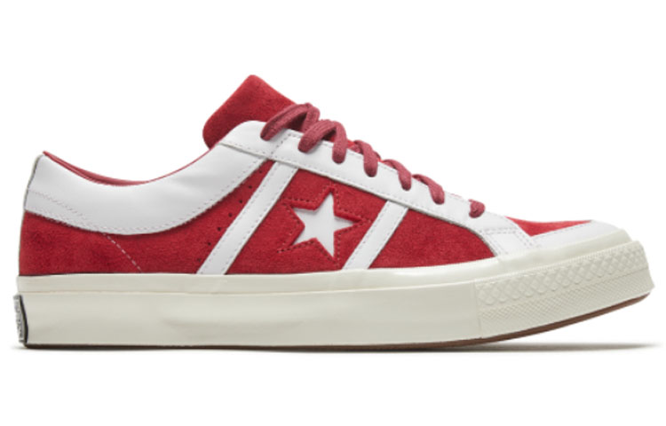 Кеды Converse One Star (бело-красные) — фото 2