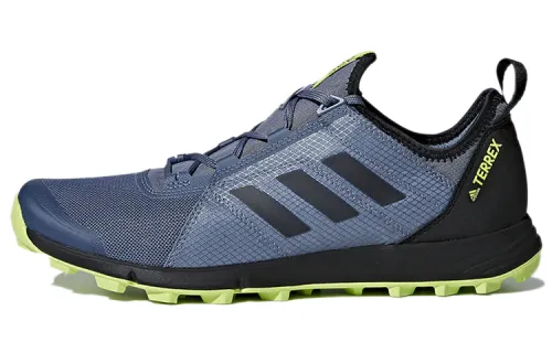 Adidas TERREX AGRAVIC SPEED Low top Mountaineering Shoes Men's Blue Black