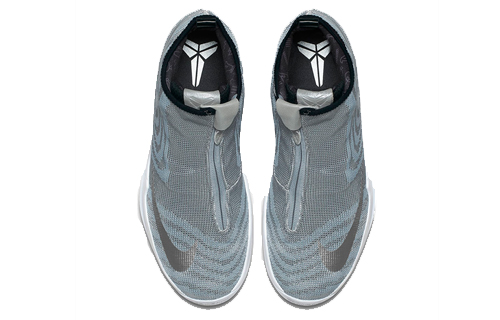 Мужские кроссовки Nike Kobe Icon Metallic Silver' (серебряные) — 金属银 — фото 2