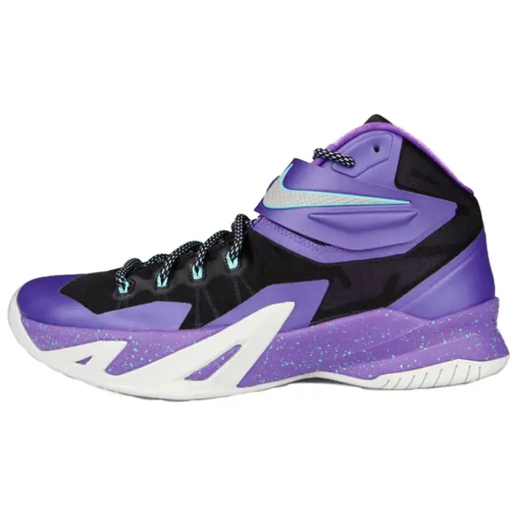 Nike Zoom Soldier 8 Slip Resistant Abrasion Resistant Slip Resistant Abrasion Resistant High top Basketball Shoes Men's
