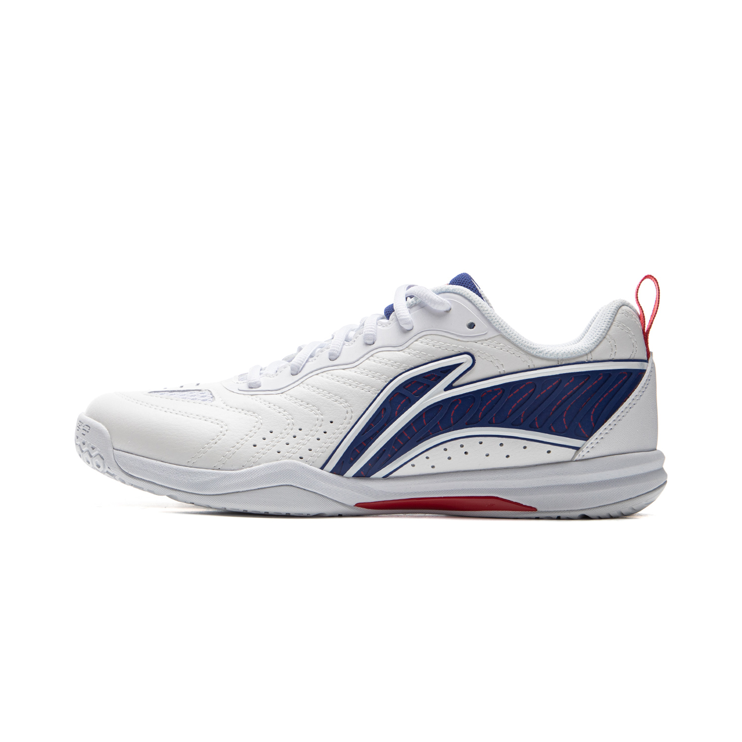 Li Ning Hawkeye 3.0 Training Scenario Low top Table Tennis Shoes Unisex White Red Blue