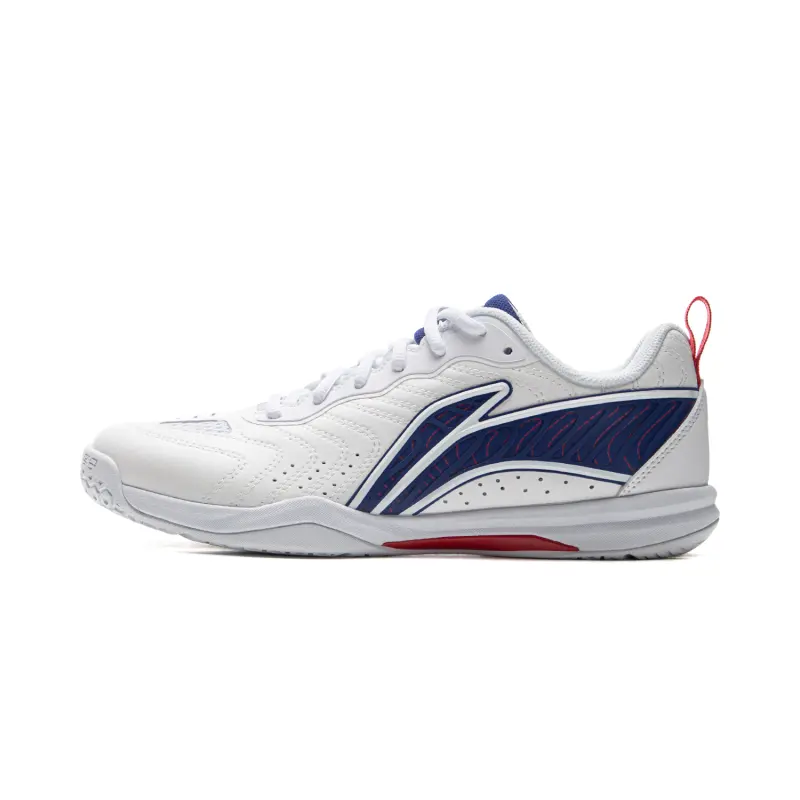Li Ning Hawkeye 3.0 Training Scenario Low top Table Tennis Shoes Unisex White Red Blue