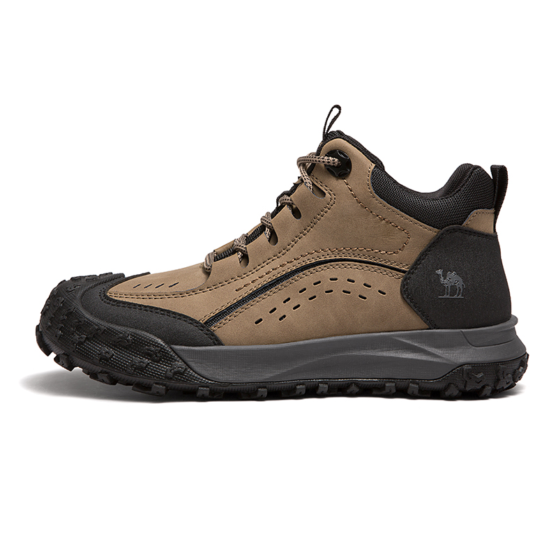 CAMEL Slip Resistant Abrasion Resistant High top Mountaineering Shoes Men’s