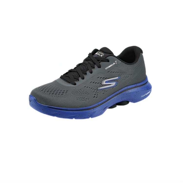 Skechers MEN’S GO WALK Comfortable Coverage Low top Training Shoes Men’s Gray Blue