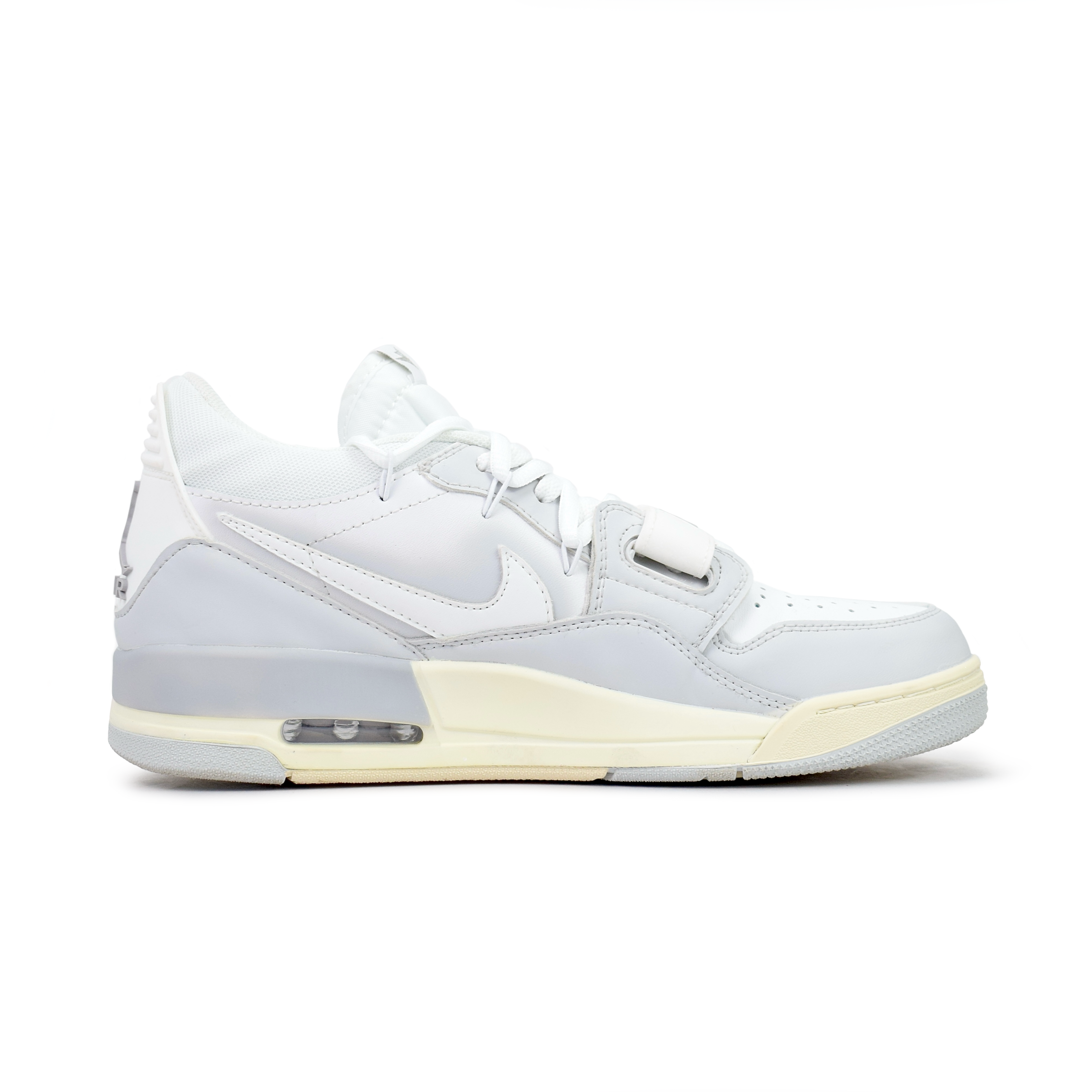 Jordan Legacy 312 Cushioning, Wear Resistant Low top Vintage Basketball Shoes Men’s White Gray