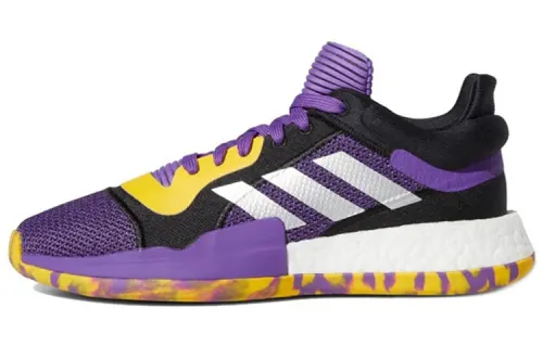 Adidas Marquee Boost BRANDON INGRAM Ingram shock-absorbing anti-slip low-top retro basketball shoes men's purple