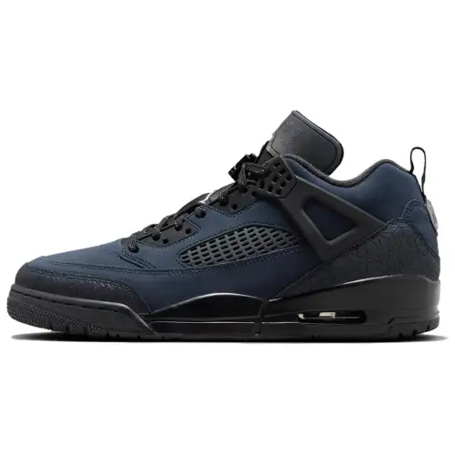 Jordan Spizike Cushioning Slip Resistant Low top Vintage Basketball Shoes Unisex Blue