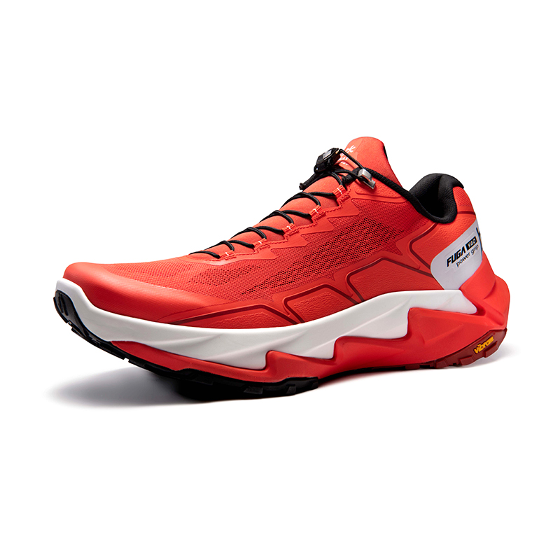 KAILAS FUGA YAO Outdoor Anti Twist Carbon Core Cushioning Slip Resistant Trail Running Hiking Shoes, Strawberry Red
