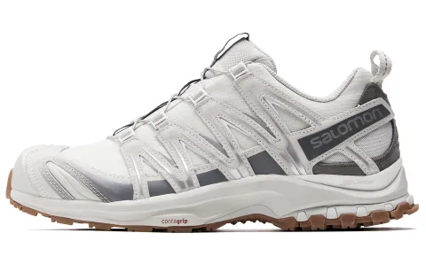 SALOMON XA PRO 3D Mesh Low top Running Shoes Unisex Gray White Feather Gray