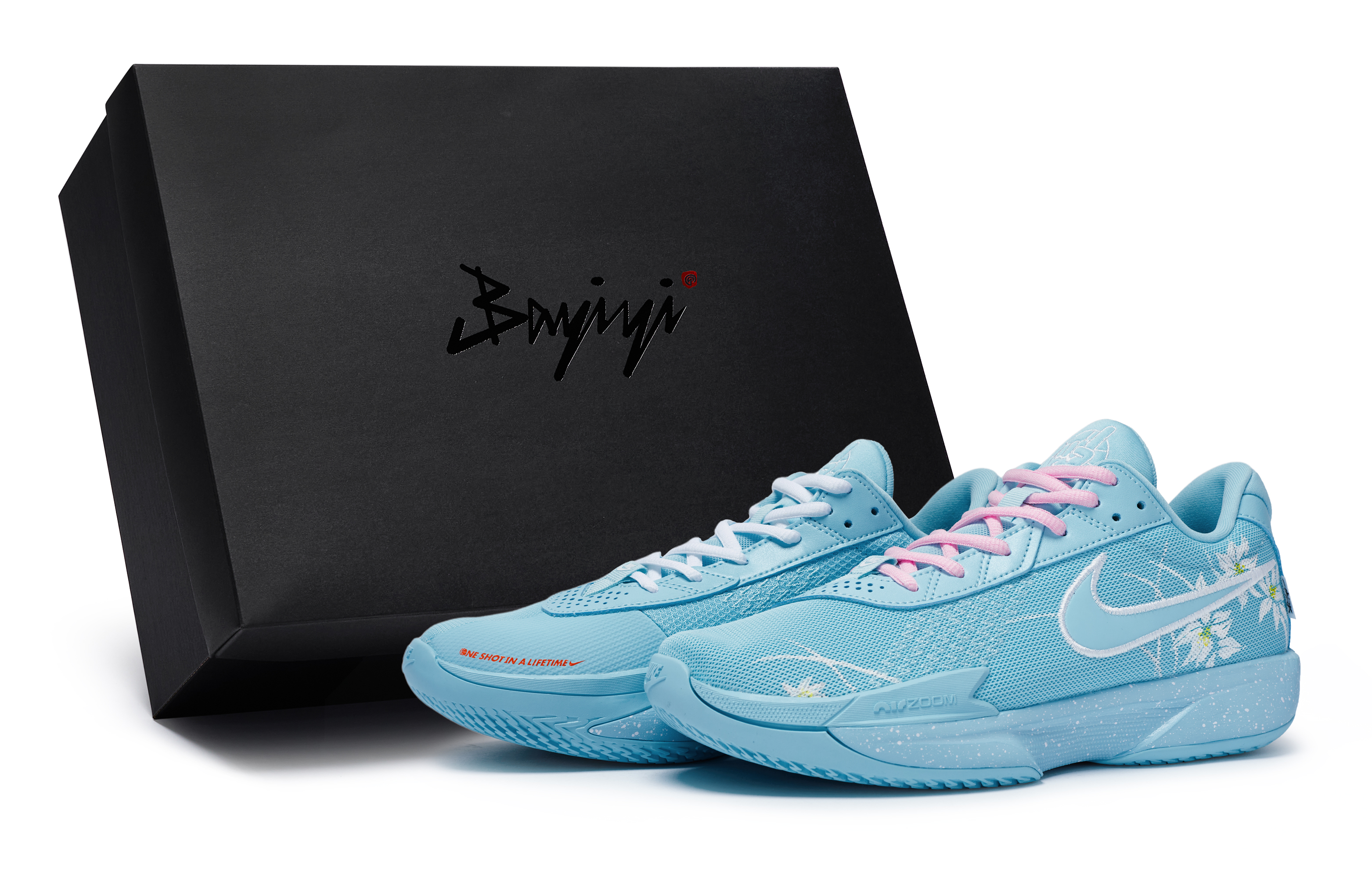 Nike Air Zoom G.T. Cut Academy 811 Manufacturing, Orchid And Grass Fragrance, Special Shoe Box Cushioning
