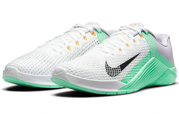Женские кроссовки Nike Metcon 6 (серо-зеленые) — Серый / зелёный — фото 3