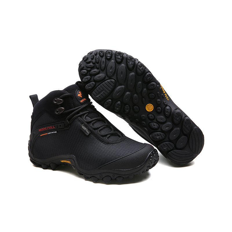 MODE FULL Mountaineering & Hiking Shoes Men’s High Top Black