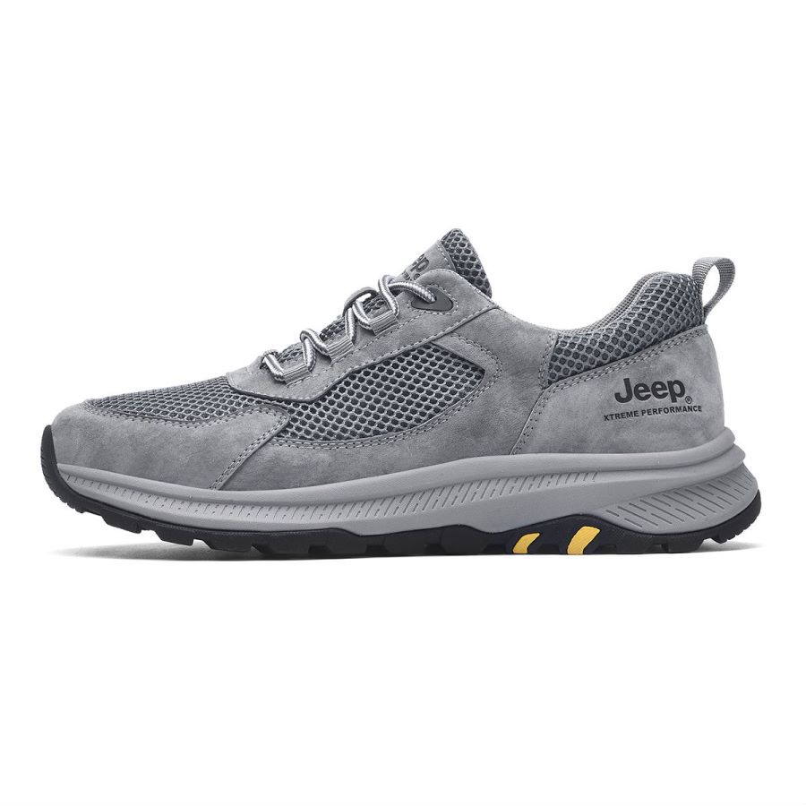 Jeep Mountaineering & Hiking Shoes Men’s Low Top Sand/Gray/Black