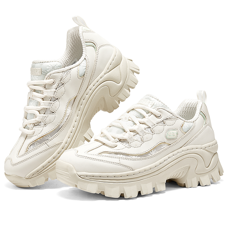 Женские кроссовки Skechers HI-RYZE (бело-зеленые) — фото 3