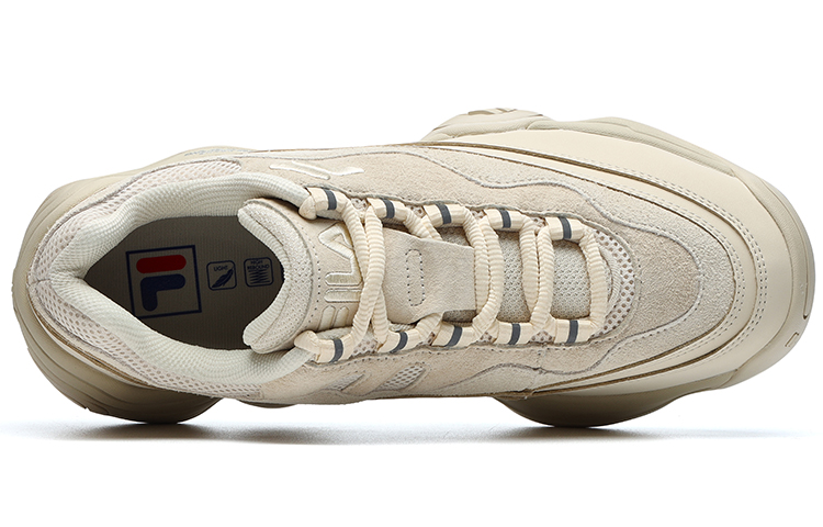 FILA FUSION HERITAGE BASKETBALL Handle Low top Vintage Basketball Shoes Men’s Ecru