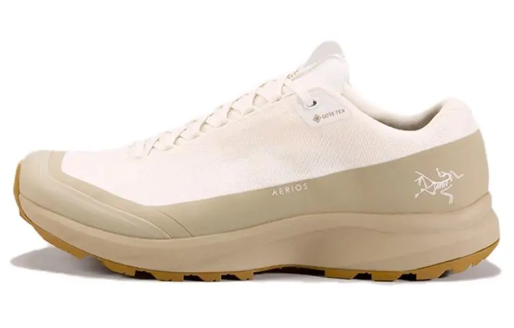 Arc'teryx Norvan LD 3 Mesh Waterproof Grip Low top Hiking Shoes Unisex Beige Gold