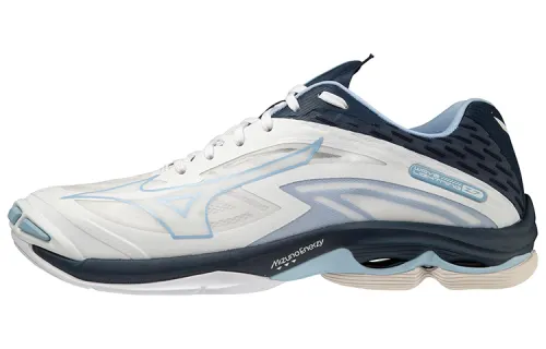 Mizuno Volleyball Shoes Unisex Low Top White Blue