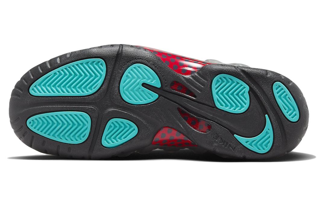 Мужские кроссовки Nike Little Posite One All-Star (серебристо-черные) — фото 6