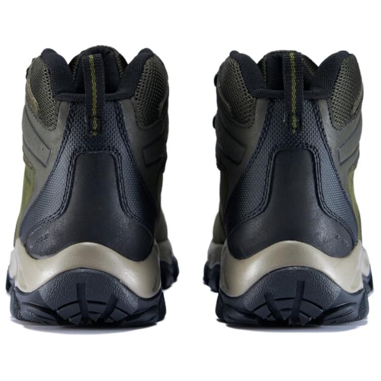 Columbia Newton Ridge Plus 2 Slip Resistant Abrasion Resistant Mid top Hiking Shoes Men’s Dark Green