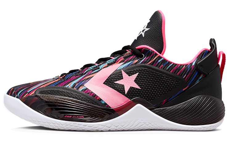 Баскетбольные кроссовки Converse All Star BB Shift (черно-розово-синие)