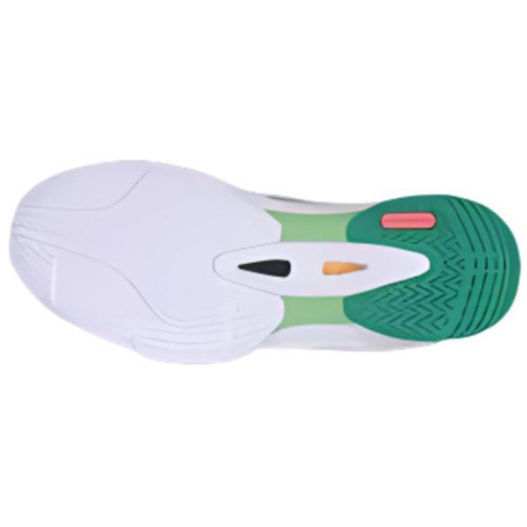 VICTOR Comfortable Slip Resistant Abrasion Resistant Low top Badminton Shoes Unisex White Green