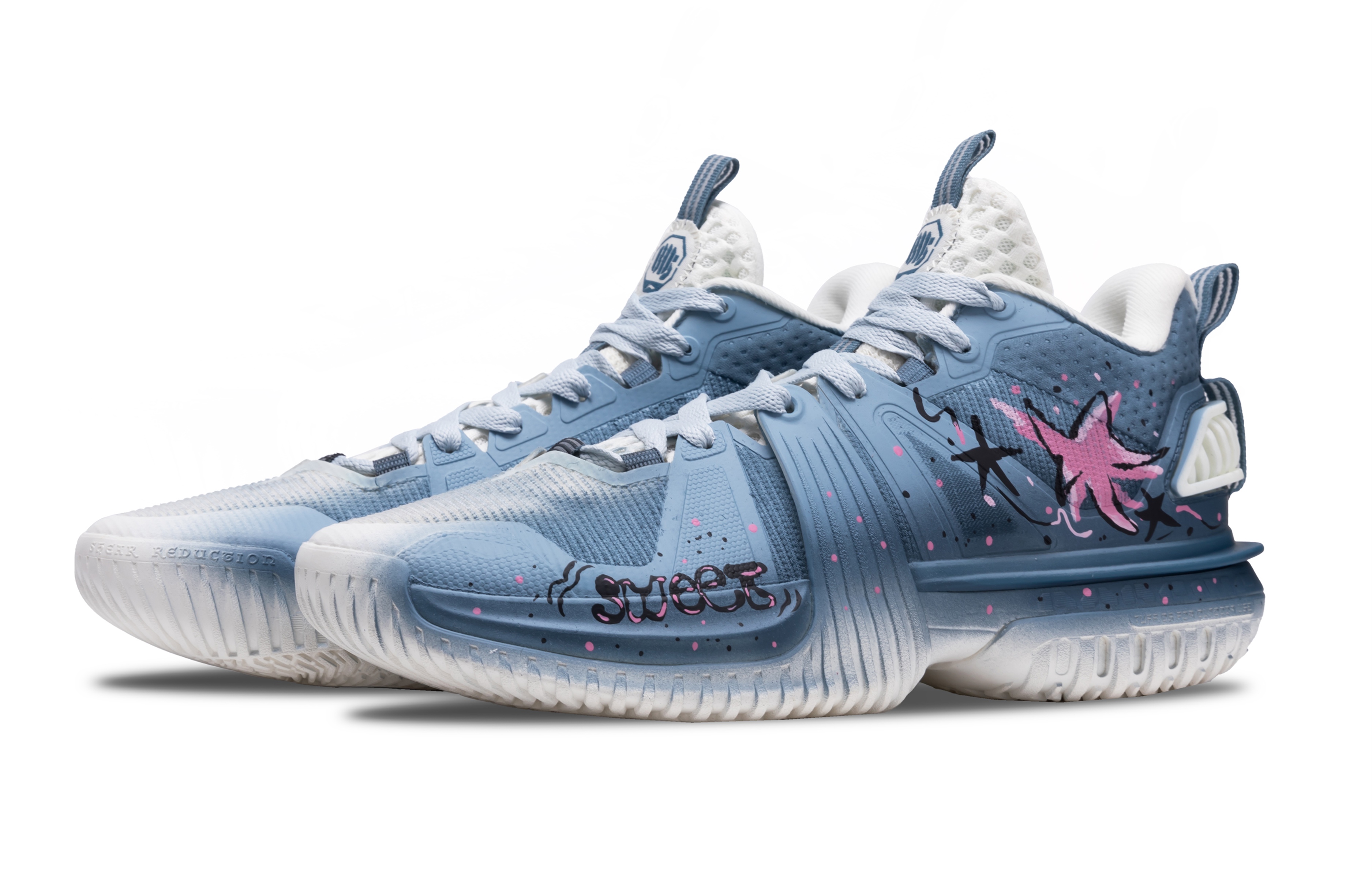 Li Ning Storm 2024 Ocean Mist, Photosynthetic Power Abrasion Resistant Support Grip Abrasion Resistant Support Grip