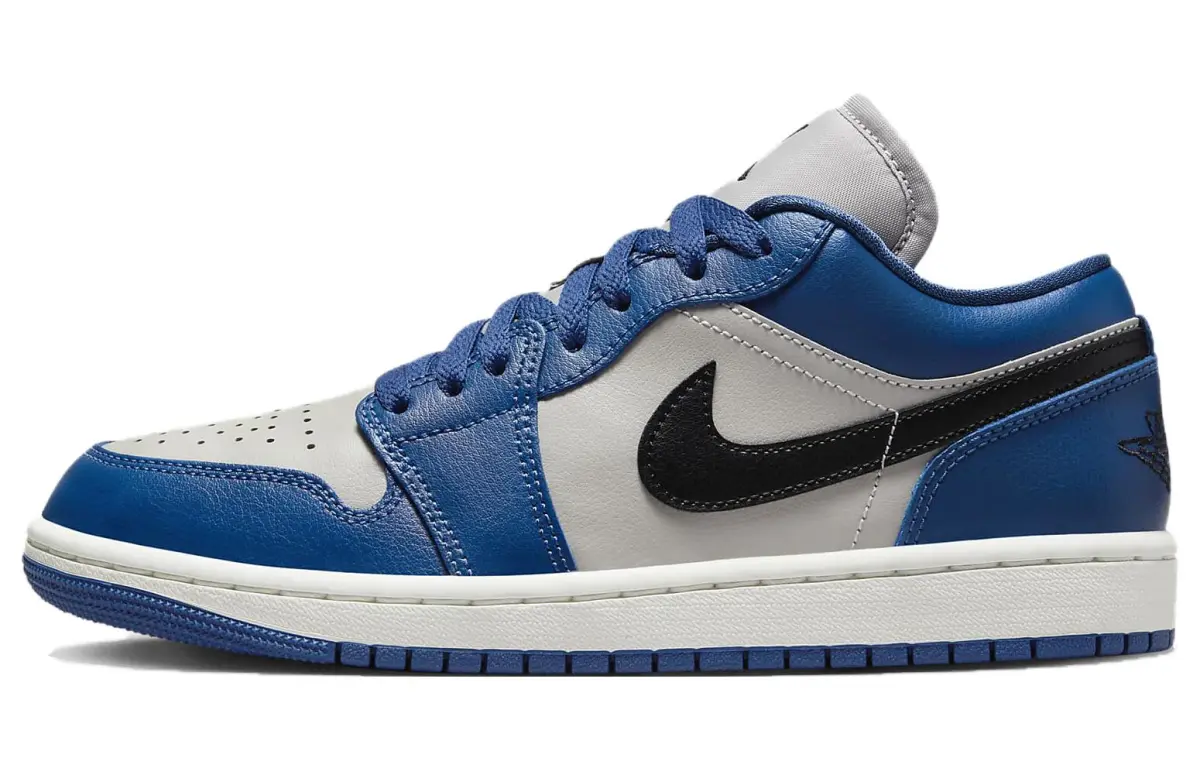Jordan 1 Low French Blue College Grey Women's