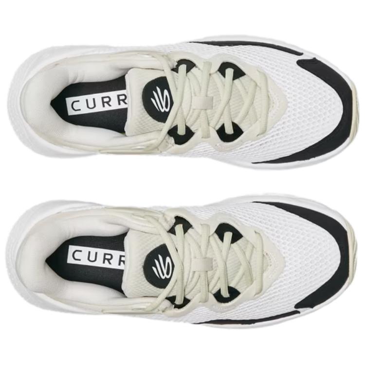 Under Armour Curry Splash 24 Slip Resistant Abrasion Resistant Low top Basketball Shoes Unisex Ecru