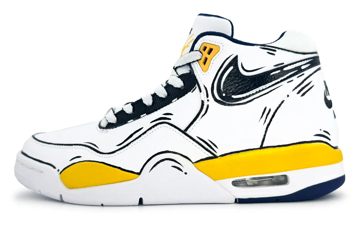 Nike Flight Legacy Slip Resistant Abrasion Resistant Slip Resistant Abrasion Resistant Mid top Vintage Basketball Shoes