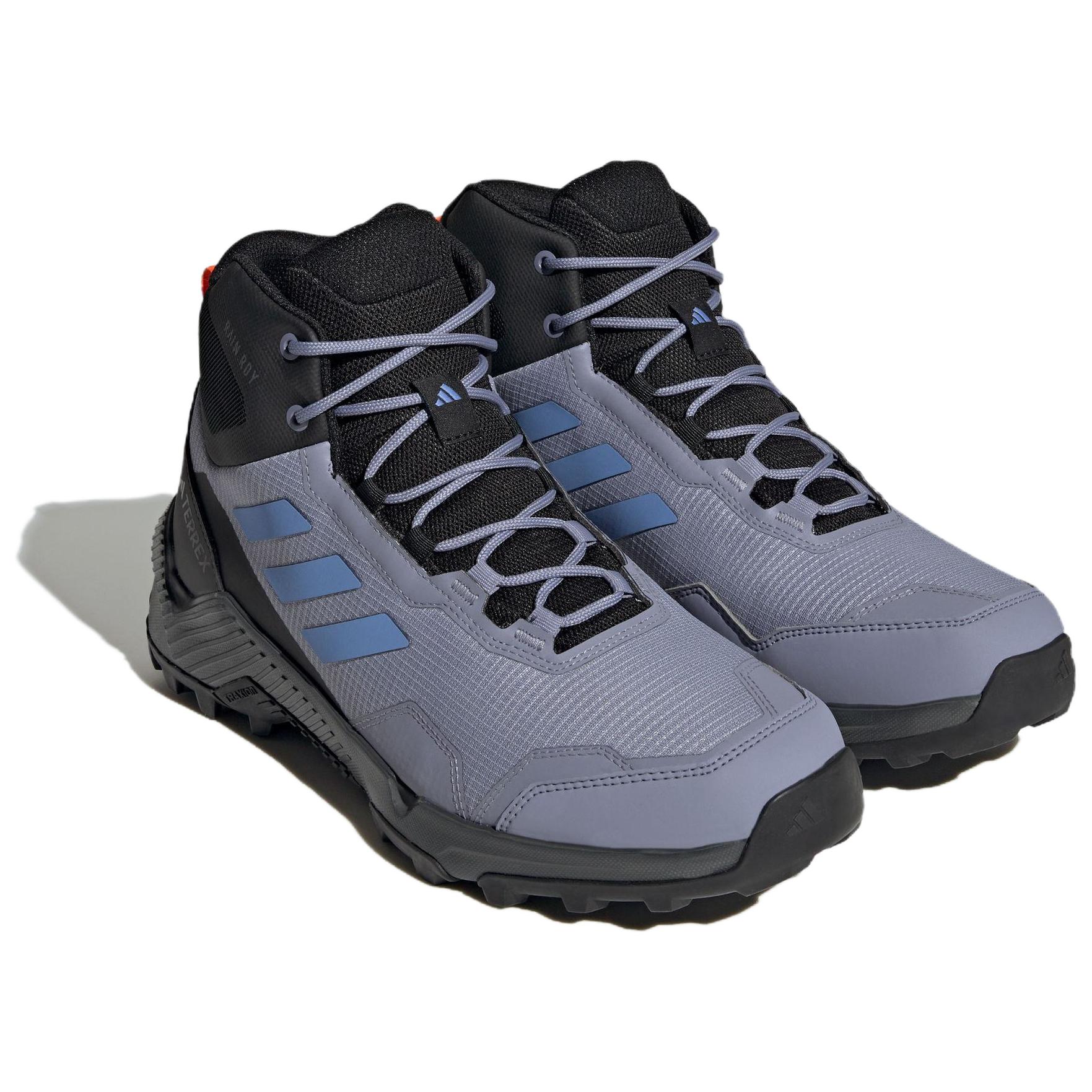 Adidas Terrex Eastrail 2.0 Slip Resistant Abrasion Resistant Mid top Hiking Shoes Men’s Gray Black