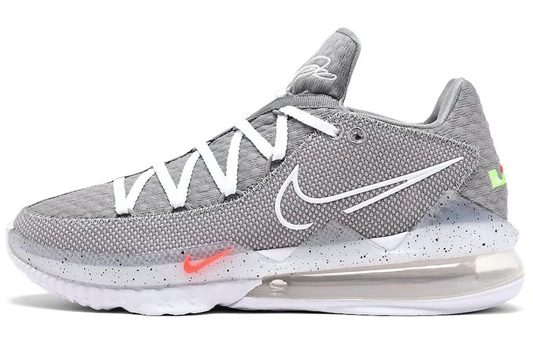 Nike Lebron 17 Low 'Particle Grey' Cushioning Slip Resistant Abrasion Resistant