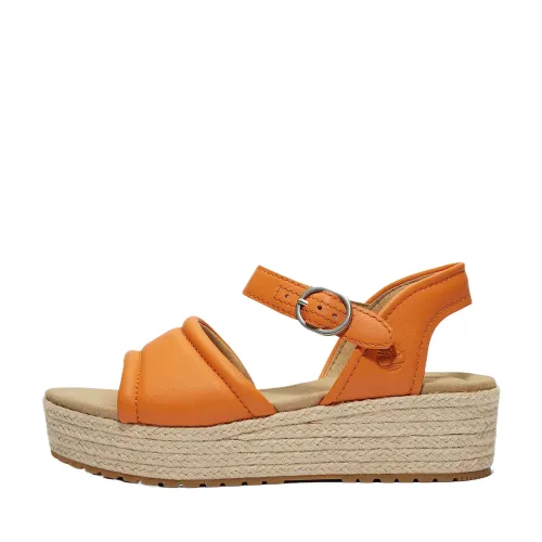 Timberland Santorini Leather Beach Sandals Women's Yellow