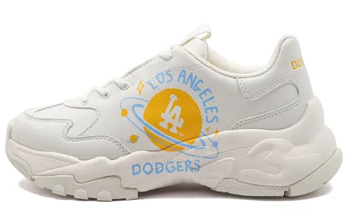 MLB Big Ball Chunky Planet Artificial Leather Cushioning Slip Resistant Abrasion Resistant Low top Chunky Sneakers