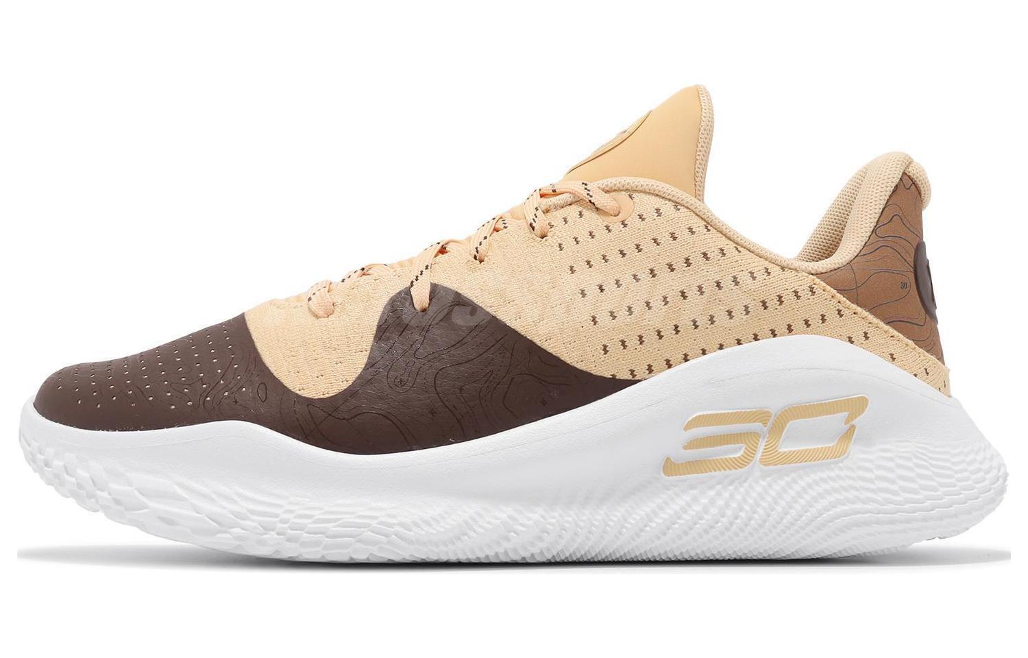 Мужские кроссовки Under Armour Under Armour Curry 4 Low FloTro "Curry Camp" (коричневые)