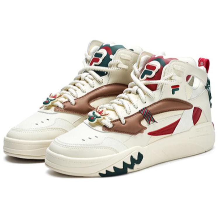 FILA FUSION DESPERADO Outlaw XMAS Mid top Basketball Shoes Women’s White Red
