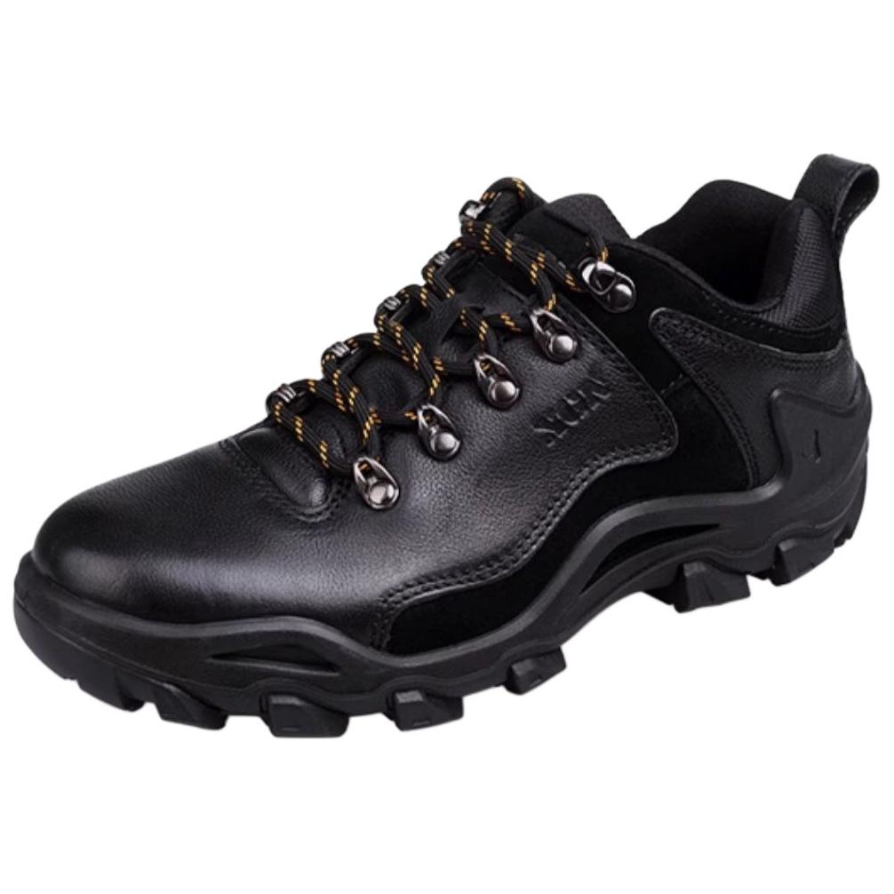 XGN Cushioning Slip Resistant Abrasion Resistant Low top Mountaineering Shoes Men’s Black