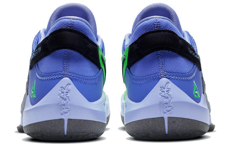 Мужские кроссовки Nike Freak 2 Play For The Future (фиолетовый / зеленый / черный) — Фиолетовый / зелёный / чёрный — фото 5