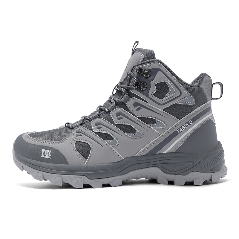 TABOLU Cushioning Slip Resistant Abrasion Resistant High top Hiking Shoes Men’s