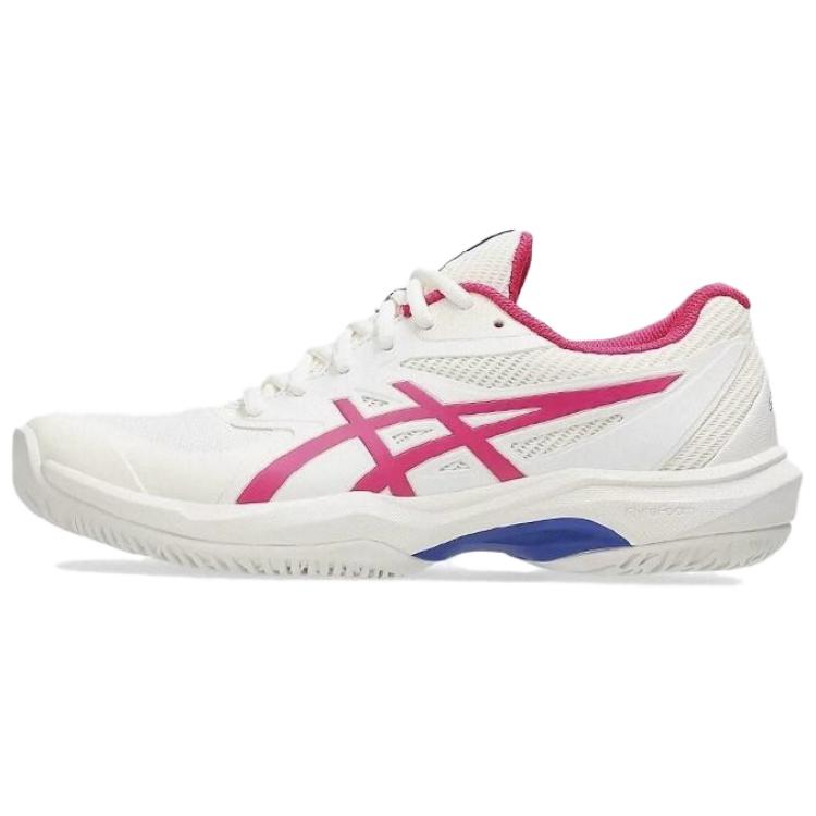 ASICS Game Textile, Artificial Leather Cushioning Slip Resistant Abrasion Resistant Breathable Low top Tennis Shoes