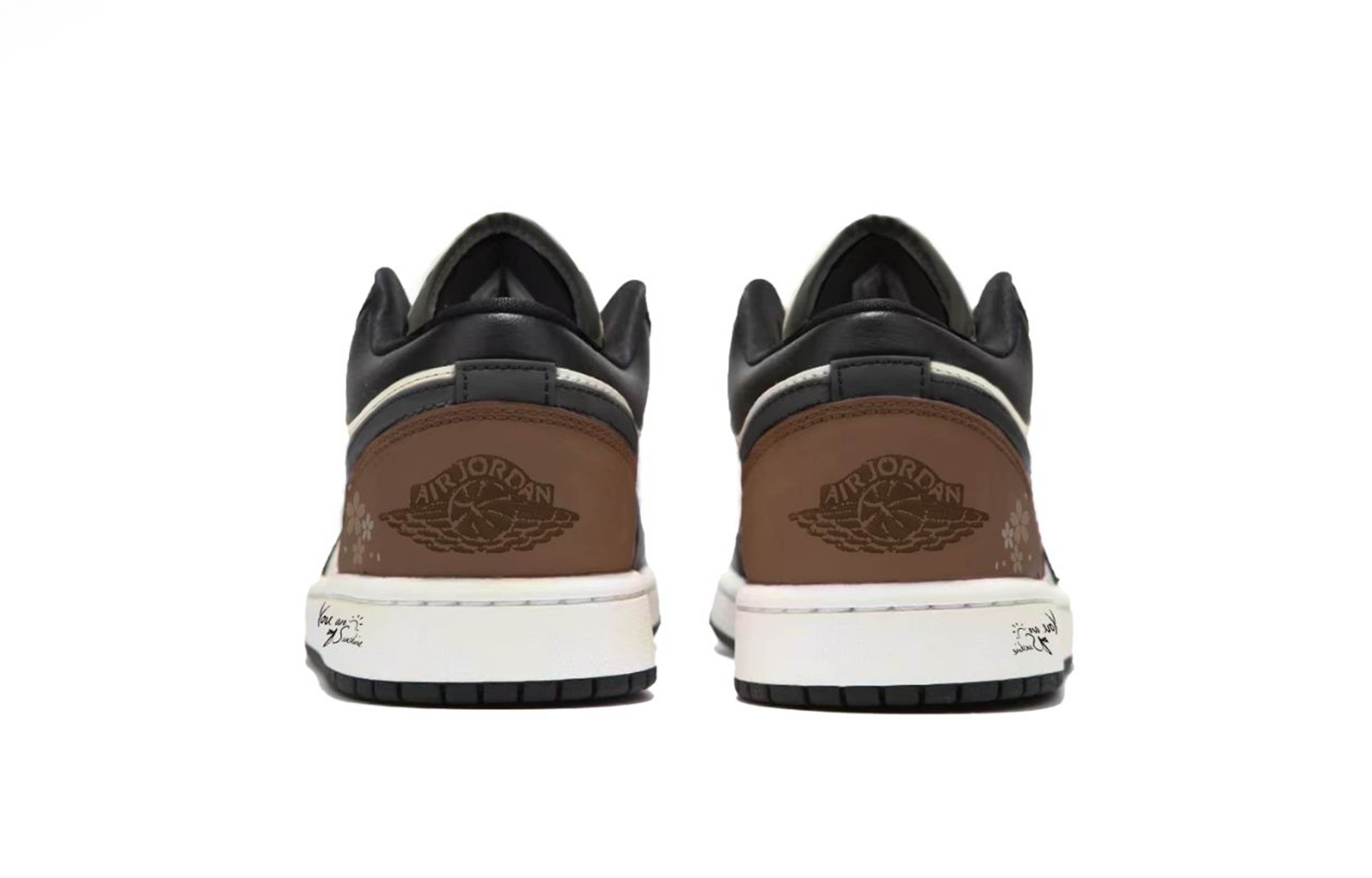 Jordan Air Jordan 1 Cushioning Low top Vintage Basketball Shoes Men’s Black