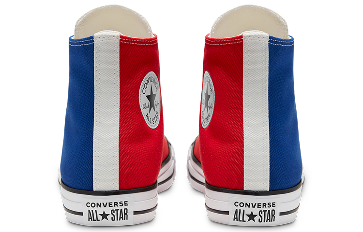 Кеды Converse All Star (сине-бело-красные) — Синий / красный / белый — фото 5