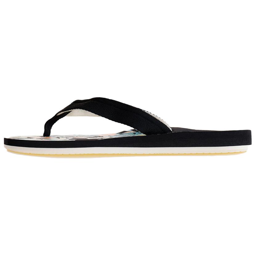 DECATHLON 520 Rubber Sole Flip Flops Women's Black