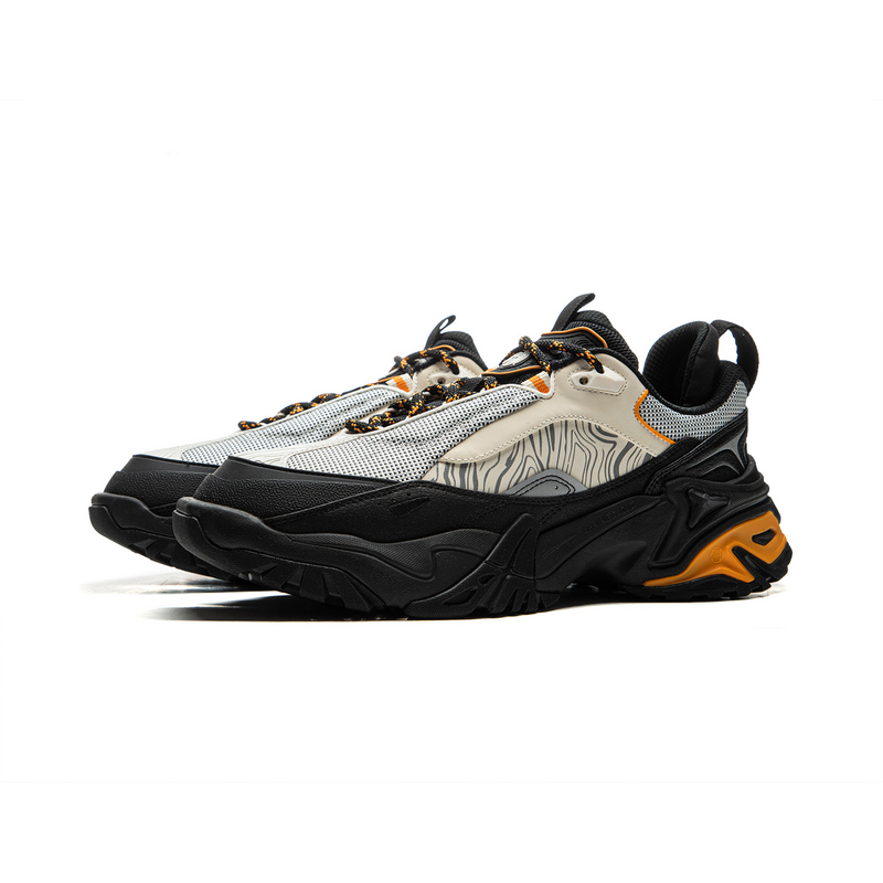 Li Ning CF Tracing, Qianhang Ce3 Slip Resistant Abrasion Resistant Low top Hiking Shoes Men’s Black Gray