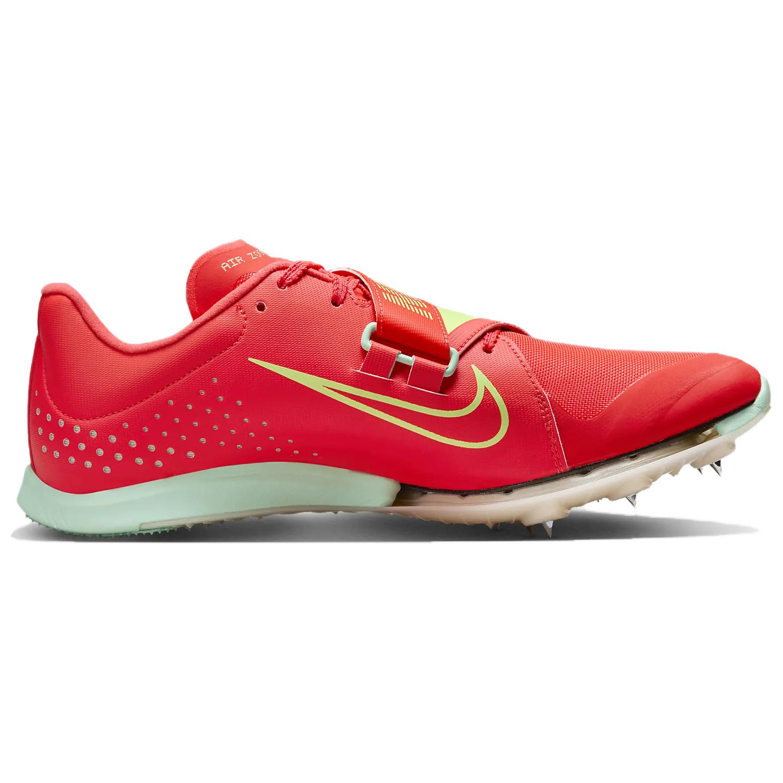 Nike Long Jump Elite Bright Crimson Lime Blast Mint Foam Washed Coral