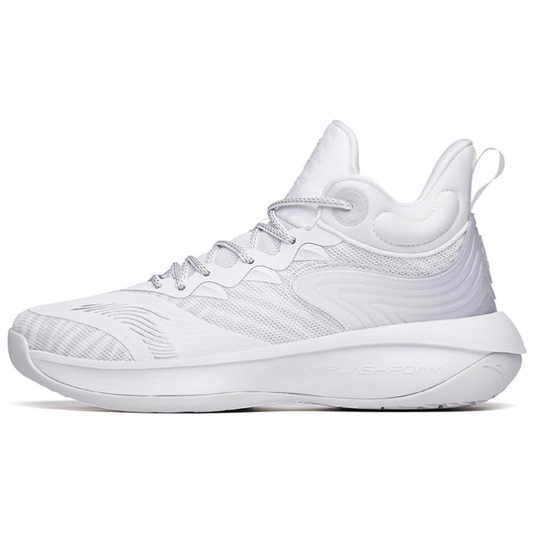Anta Tiger Roar Mid top Basketball Shoes Men's Gray Asian Version