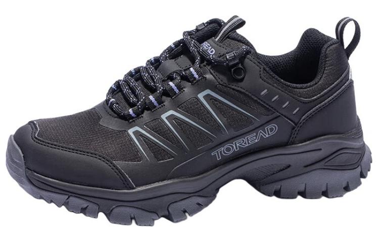 TOREAD Slip Resistant Abrasion Resistant Low top Hiking Shoes Women’s Black