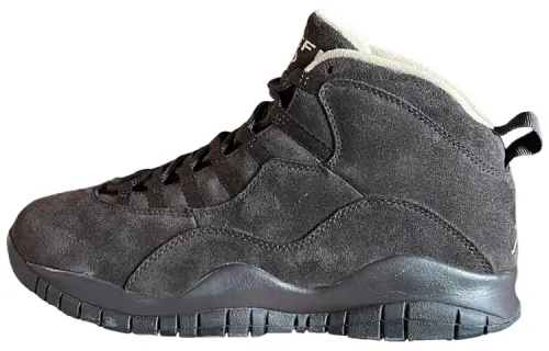 SoleFly x Jordan Air Jordan 10 'Chocolate' Slip Resistant High top Vintage Basketball Shoes Men's Black