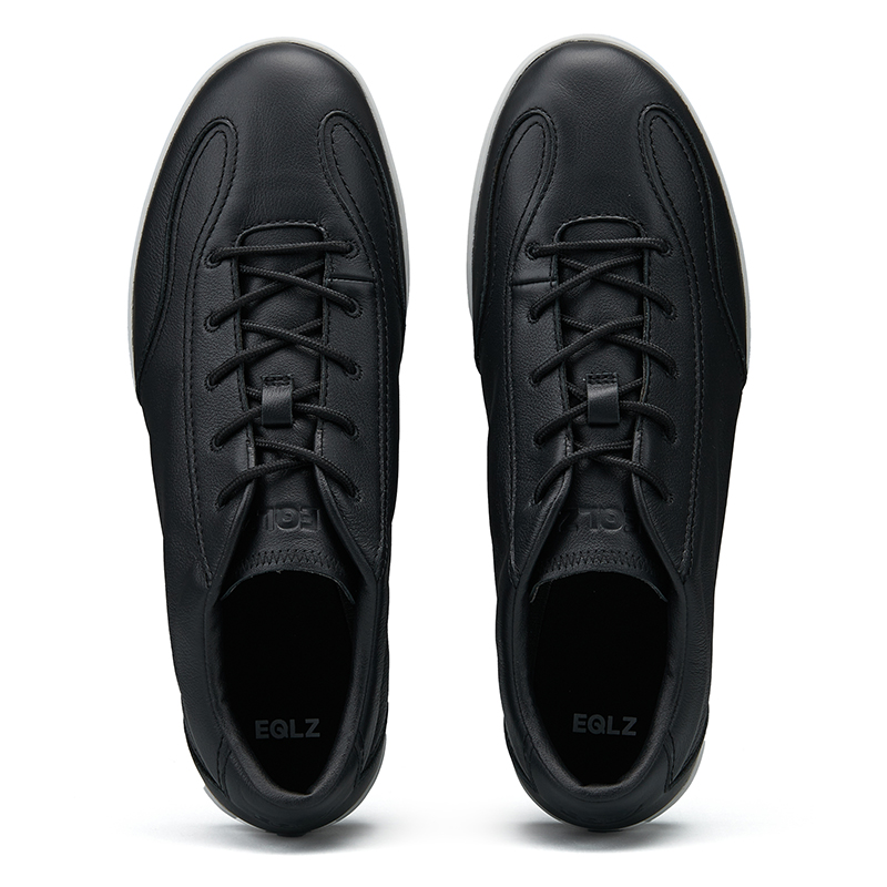 EQLZ EQUALIZER Top Grain Cow Leather Slip Resistant Abrasion Resistant Low top Vintage Basketball Shoes Unisex