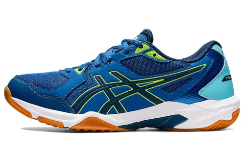 Asics Gel-Rocket 10 Comfortable Volleyball Shoes Low-top Training Shoes Unisex Navy Blue